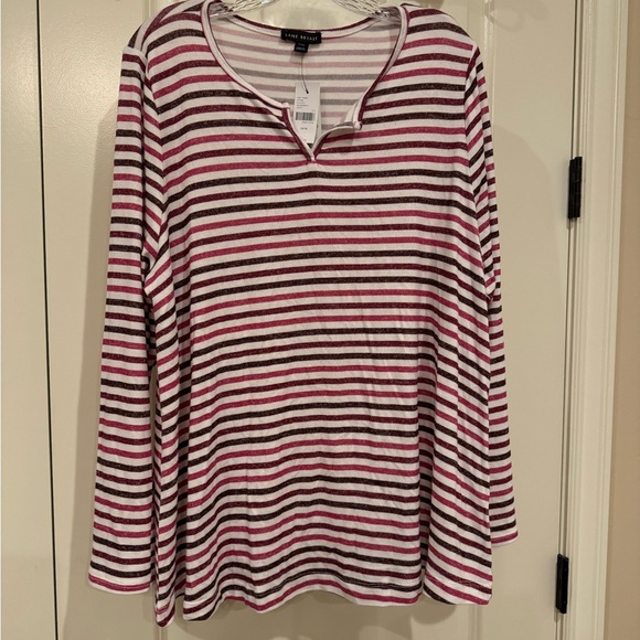 Lane Bryant size 14/16 stripped top NWT - Picture 1 of 6